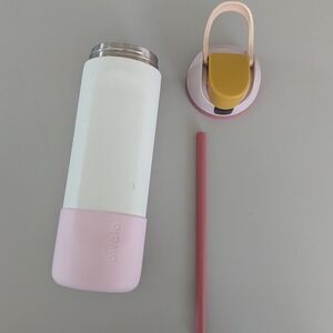 Owala Two-Tone Insulated Bottle with Straw Lid - White & Pink